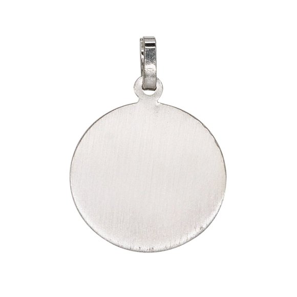 925 Sterling Silver St. Christopher Religious Medal Pendant Necklace Italy - Picture 2 of 3